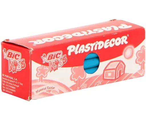 Lápices de Cera Azul Claro 25 Un. - Plastidecor BIC