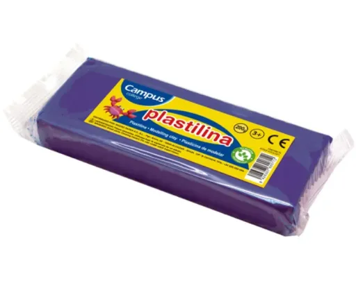 Plastilina en Barra 200g – Violeta – Campus